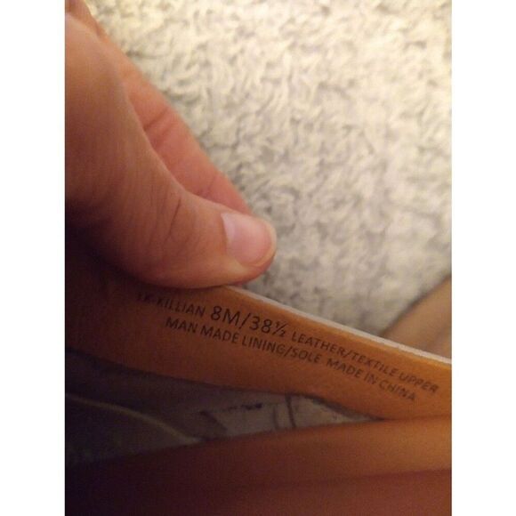 Lucky brand  leather braided size 8 Gray Slide On shoes Boho Comfy - Picture 9 of 9